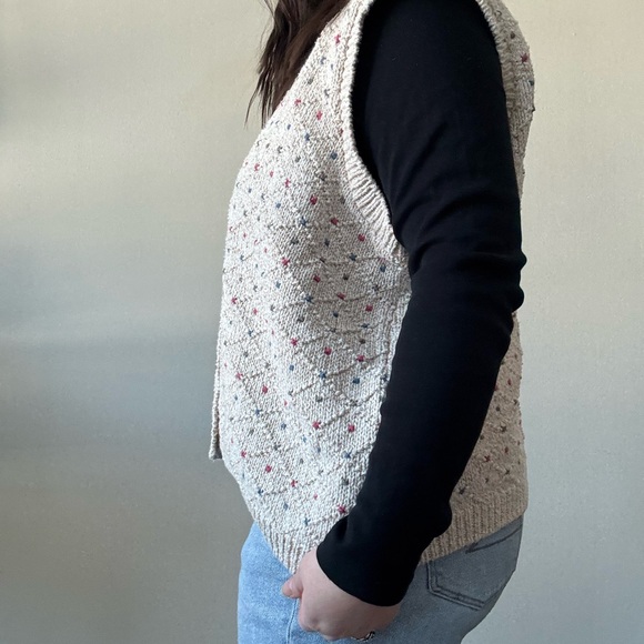 Northern Reflections Beige V-Neck Sweater Vest - Picture 3 of 9